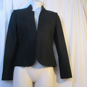 Next Petite Women's Rose Design Wool Blazer